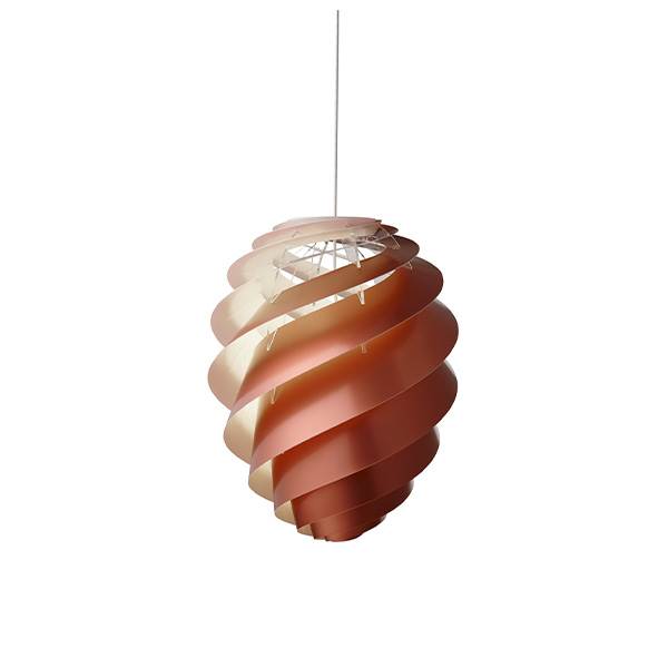 Le Klint Swirl   Pendel Kobber Medium