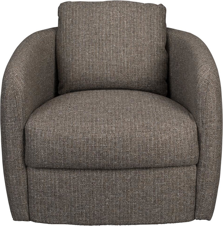 Loungestol Dutchbone Boho   Mørkegrå Silikoniseret Fiber Polstret Retro Lænestol Til Stuen