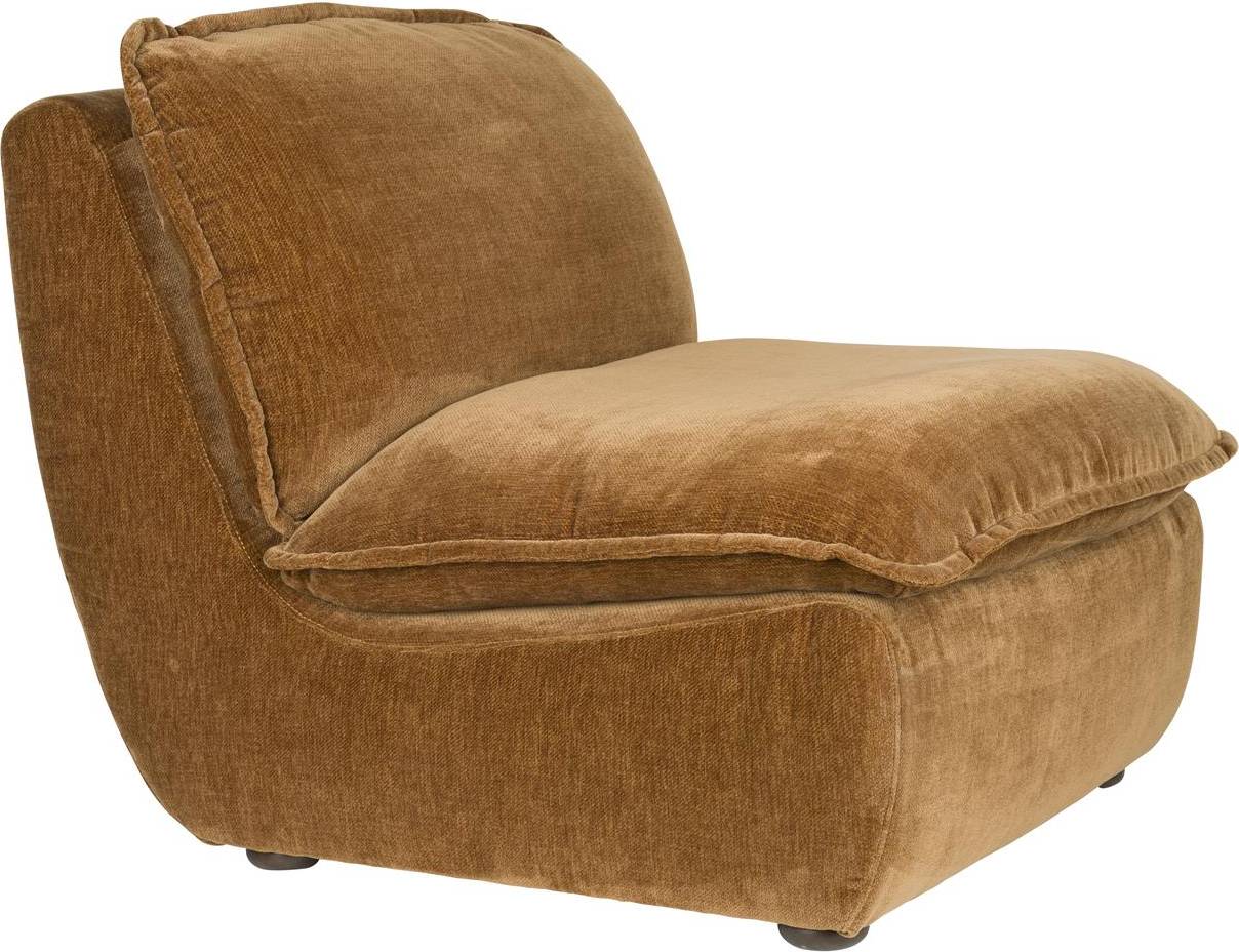Loungestol Dutchbone Radley Lænestol Kastanjebrun H83xb82xl100 Cm