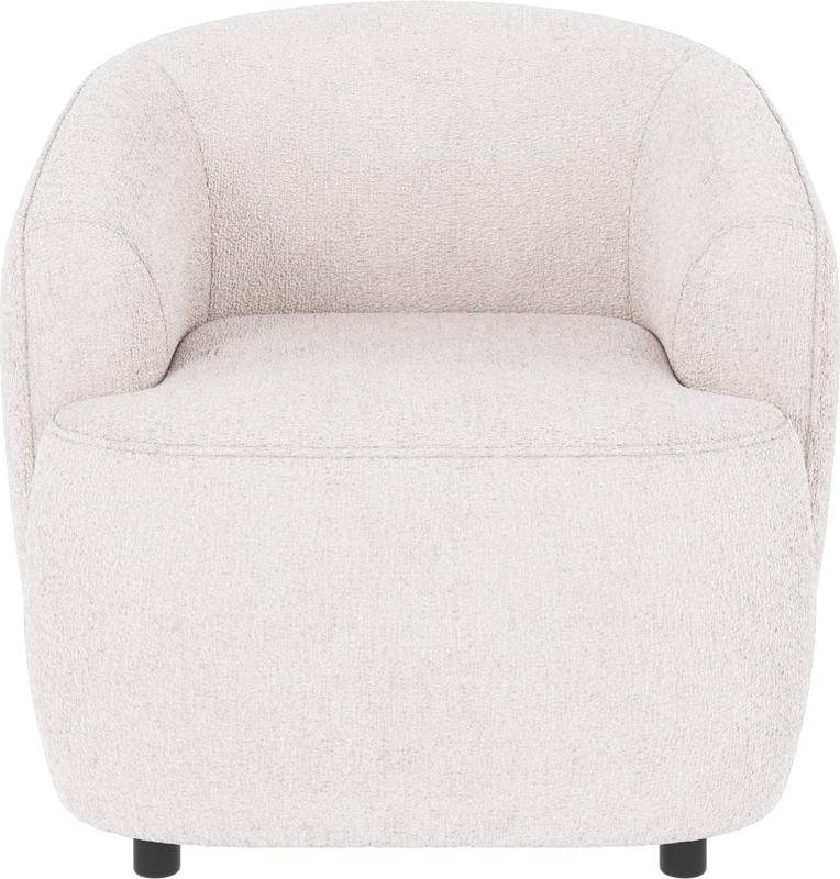 Loungestol Lænestol Rowico Dermot Greg   Polyester Hvid Polstret Fsc-mix Træramme 77ã 85ã 90 Cm