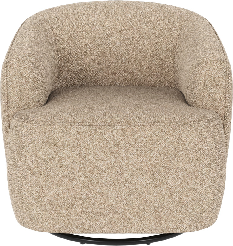 Loungestol Rowico Dermot Bobby   Beige   360 Drejbar   Vuggemekanisme  Fsc-mix  H78ã B85ã D90 Cm