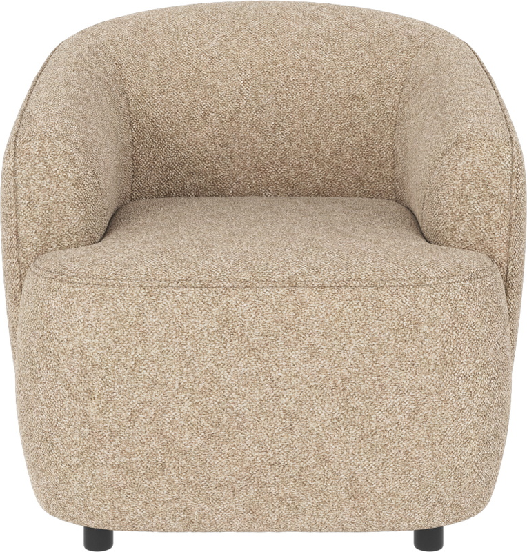 Loungestol Rowico Dermot Bobby   Beige   Polyester  Ergonomisk Design  Fsc-mix Ramme