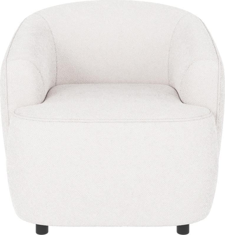 Loungestol Rowico Dermot Bobby   Hvid   Nordisk Design  100  Polyester  Fsc-mix Træramme