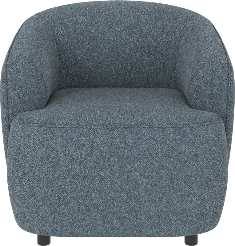 Loungestol Rowico Dermot Bobby Mellemblå Stof H77ã B85ã D90 Cm Skandinavisk Design Fsc-mix