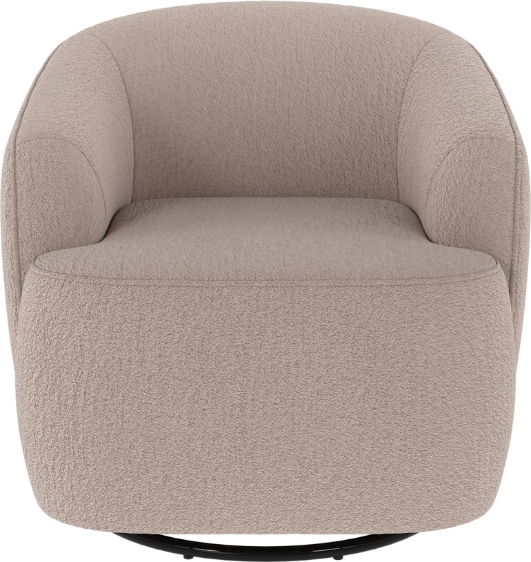 Loungestol Rowico Dermot 360 Drejelig   Lysebeige Alice 01 Polyester Med Vippefunktion  Fsc-mix-certificeret