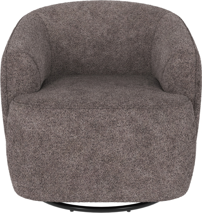 Loungestol Rowico Dermot   Mørkegråt Anna Polyester Med 360 Dreje- Og Vuggemekanisme Fsc 78x85x90 Cm
