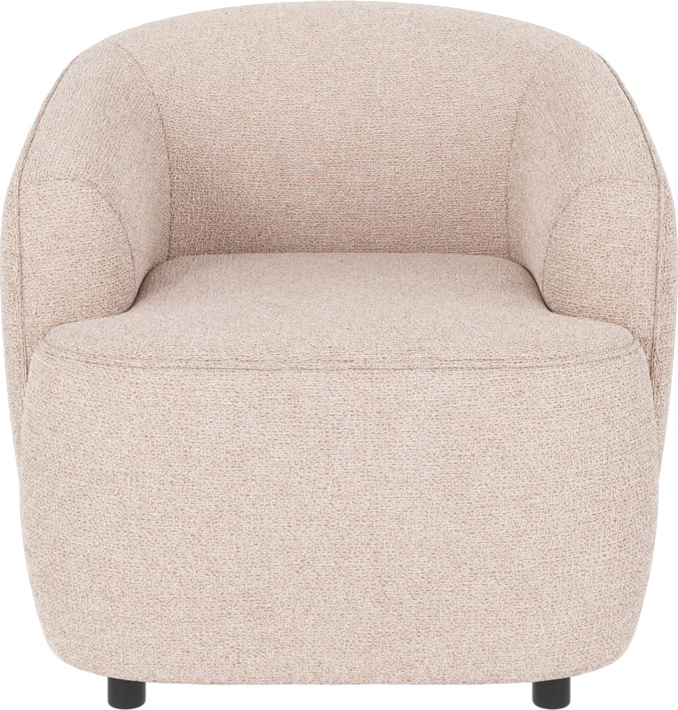 Loungestol Rowico Dermot  Lysebeige Max 01 Stof  Nosag-fjedre  Fsc-mix Træstel  H77ã B85ã D90cm