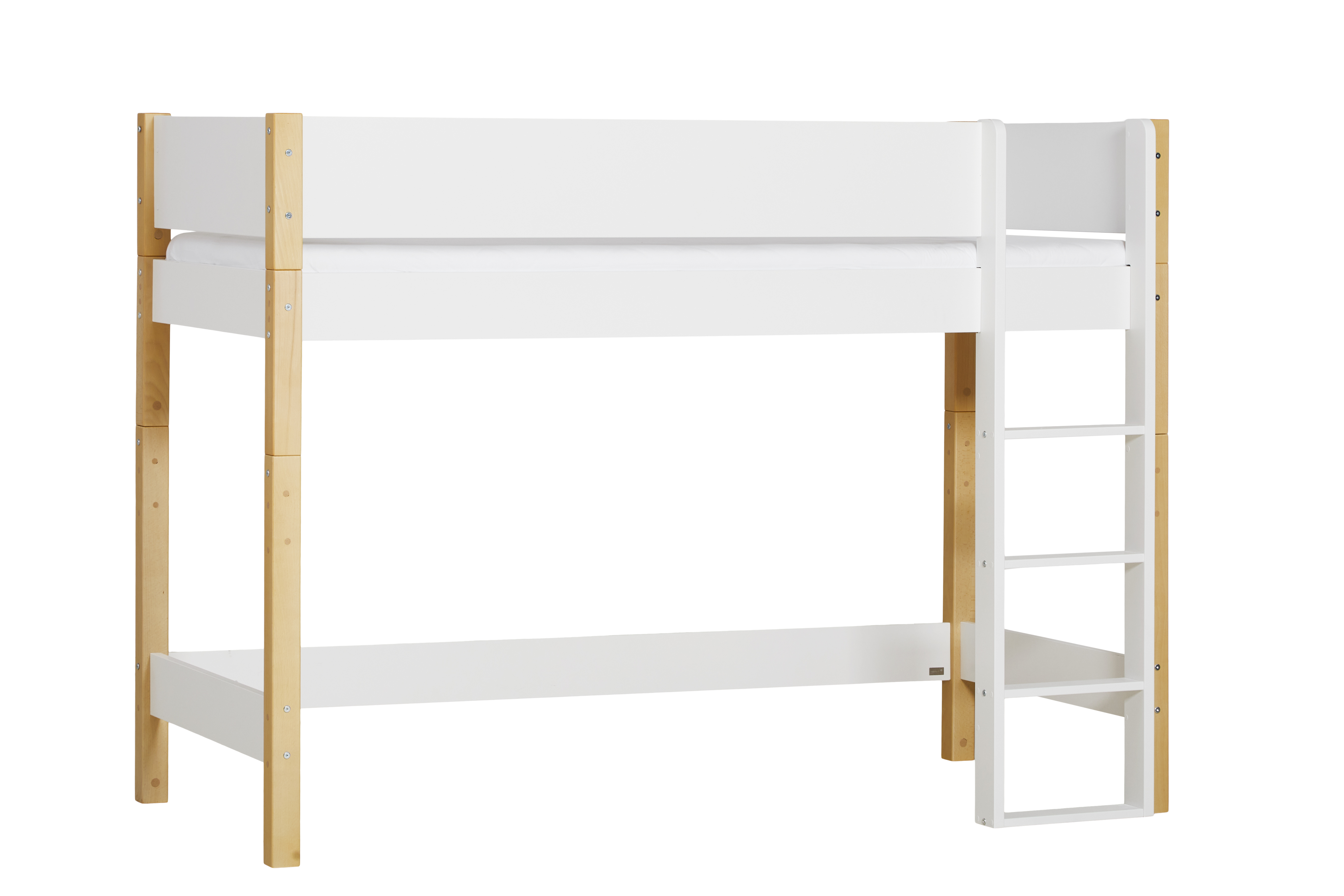 Manis-hâ Ask Højseng Med Classic Sengehest 160 Cmâ -  90x160