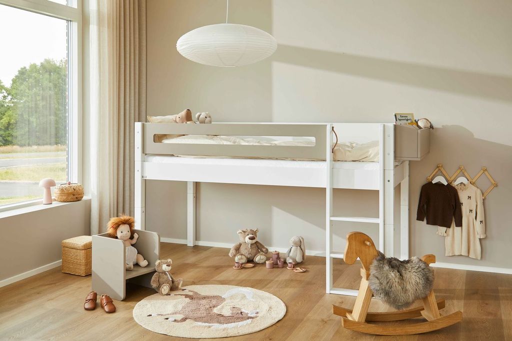 Manis-hâ Frej Halvhøj Seng Med Design Sengehest 200 Cmâ -  90x200