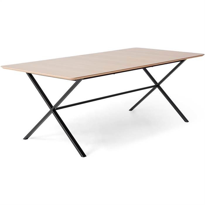 Meza By Hammel Spisebord Boat 165   90 Cm  Eg Finér Cross Stel