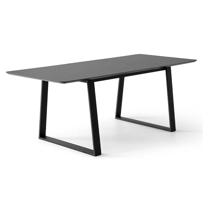 Meza By Hammel Spisebord Boat 165   90 Cm  Grafit Antifinger Laminat Trapez Stel