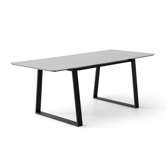 Meza By Hammel Spisebord Boat 165   90 Cm  Hvid Laminat Trapez Stel
