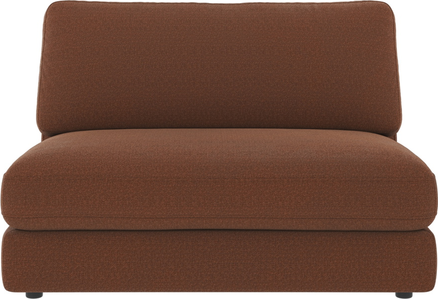 Midtermodul Modulsofa Rowico Duncan Rita 96 Rød   Nordisk Fleksibelt Loungemodul