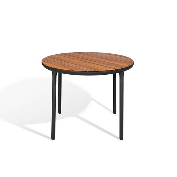 Mindo 114 Rundt Havebord Dark Grey