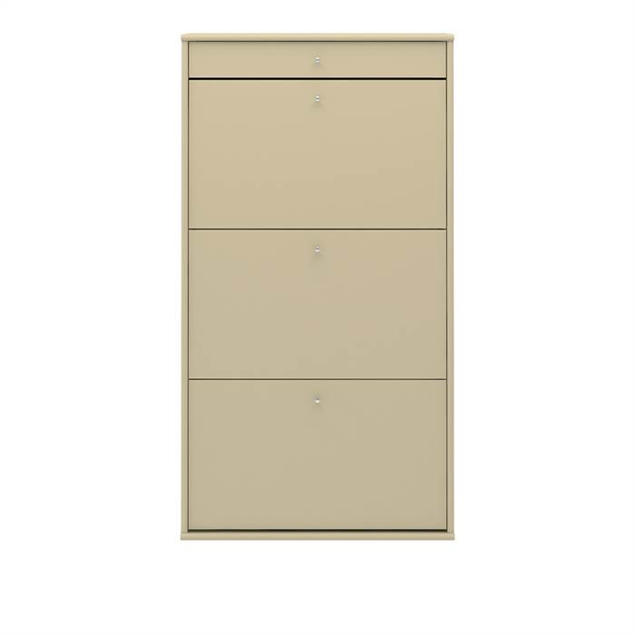 Mistral Skoskab Med   Skuffer Beige