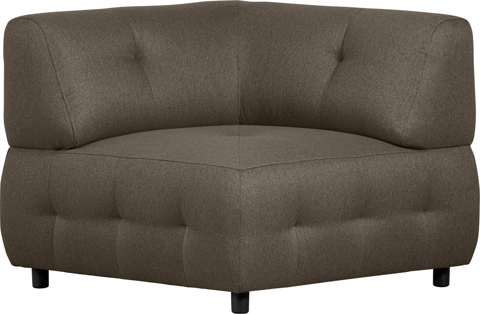 Modulær Sofa Hjørneelement Woood Louis Lysegrøn Vævet Polyester 90x90x73 Cm