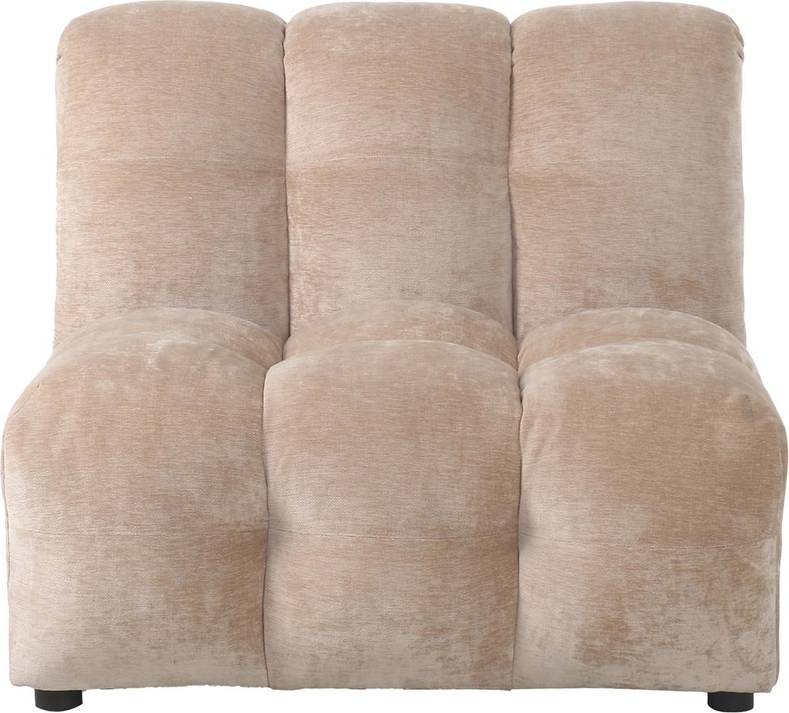 Modulsofa Dutchbone Element Midtelement Stenlysgrå 102   100   84 Cm