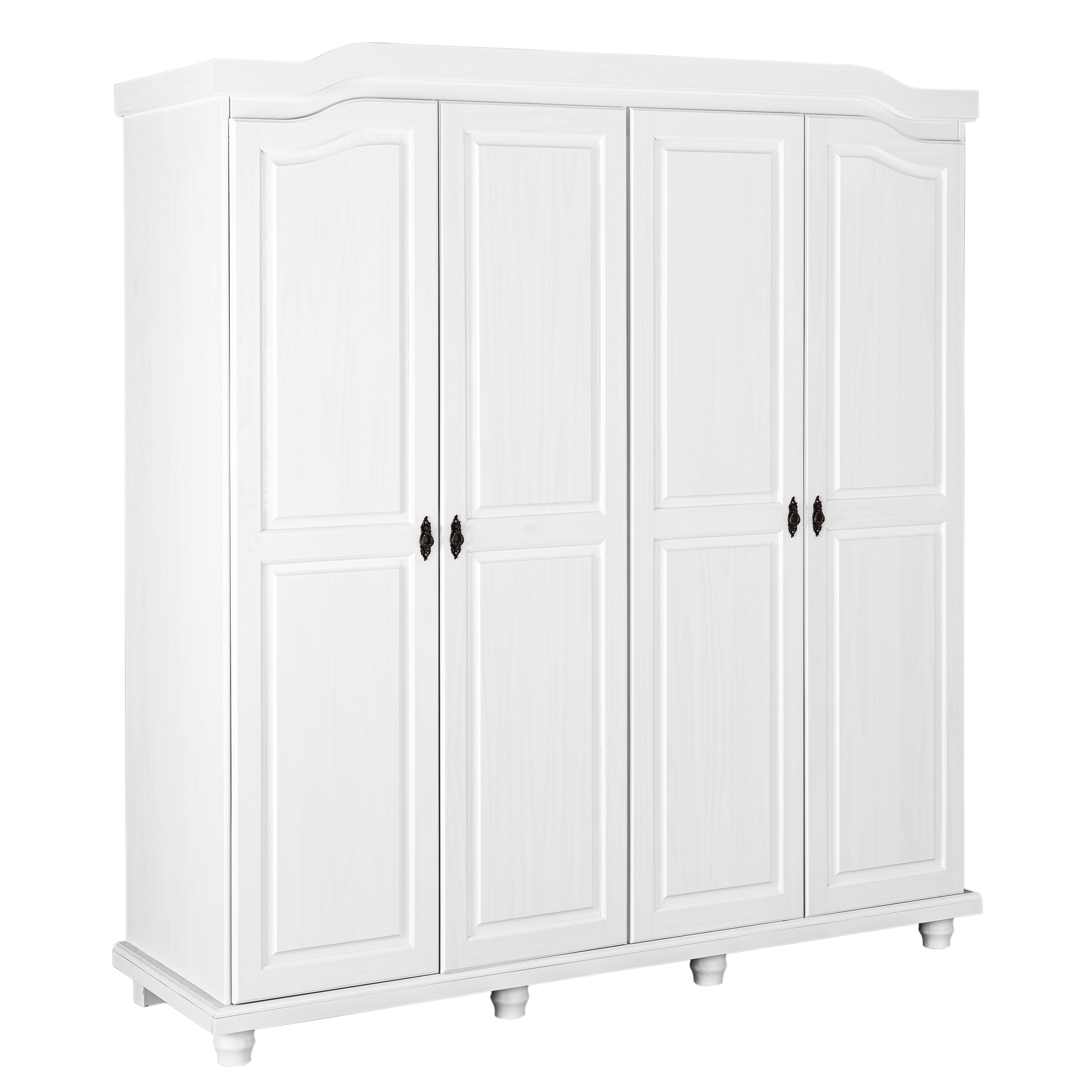 Nordic Living Collection Landlig Garderobe Isny  -dørs Fyrretræ Hvid