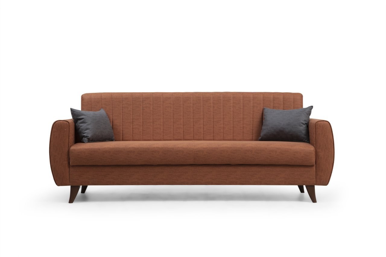 Nordvärk Alkon   Pers  Sovesofa Fliserød Polyester