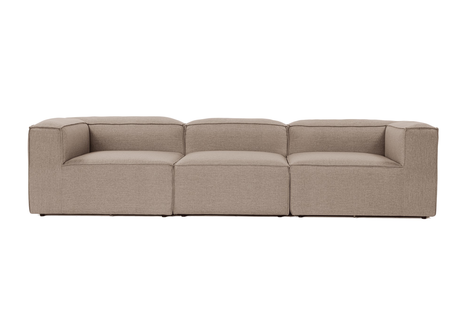 Nordvärk Fora   Pers  Sofa Brun Hør Og Plast