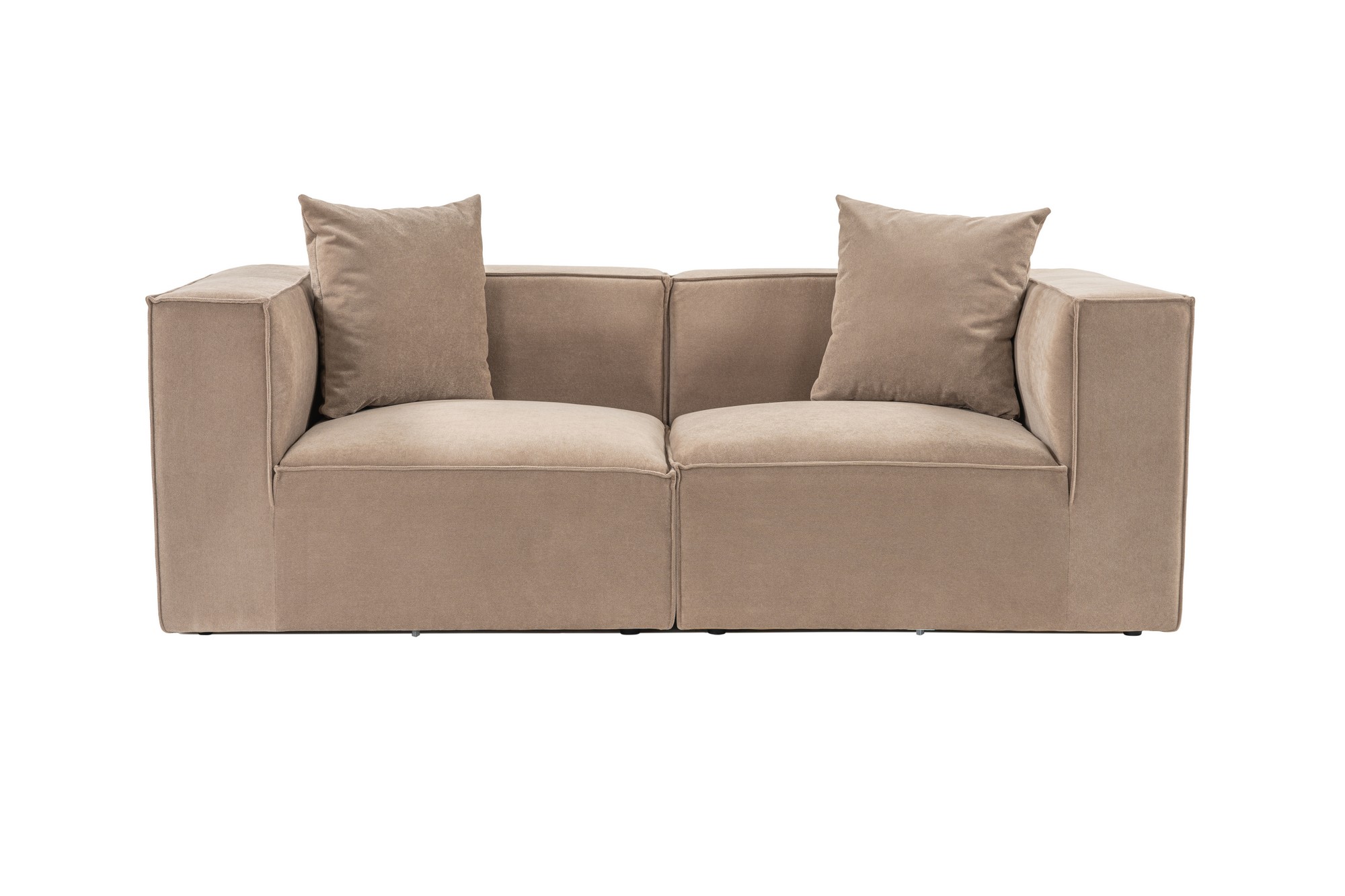 Nordvärk Sora     Pers  Sofa Cappuccino Stof