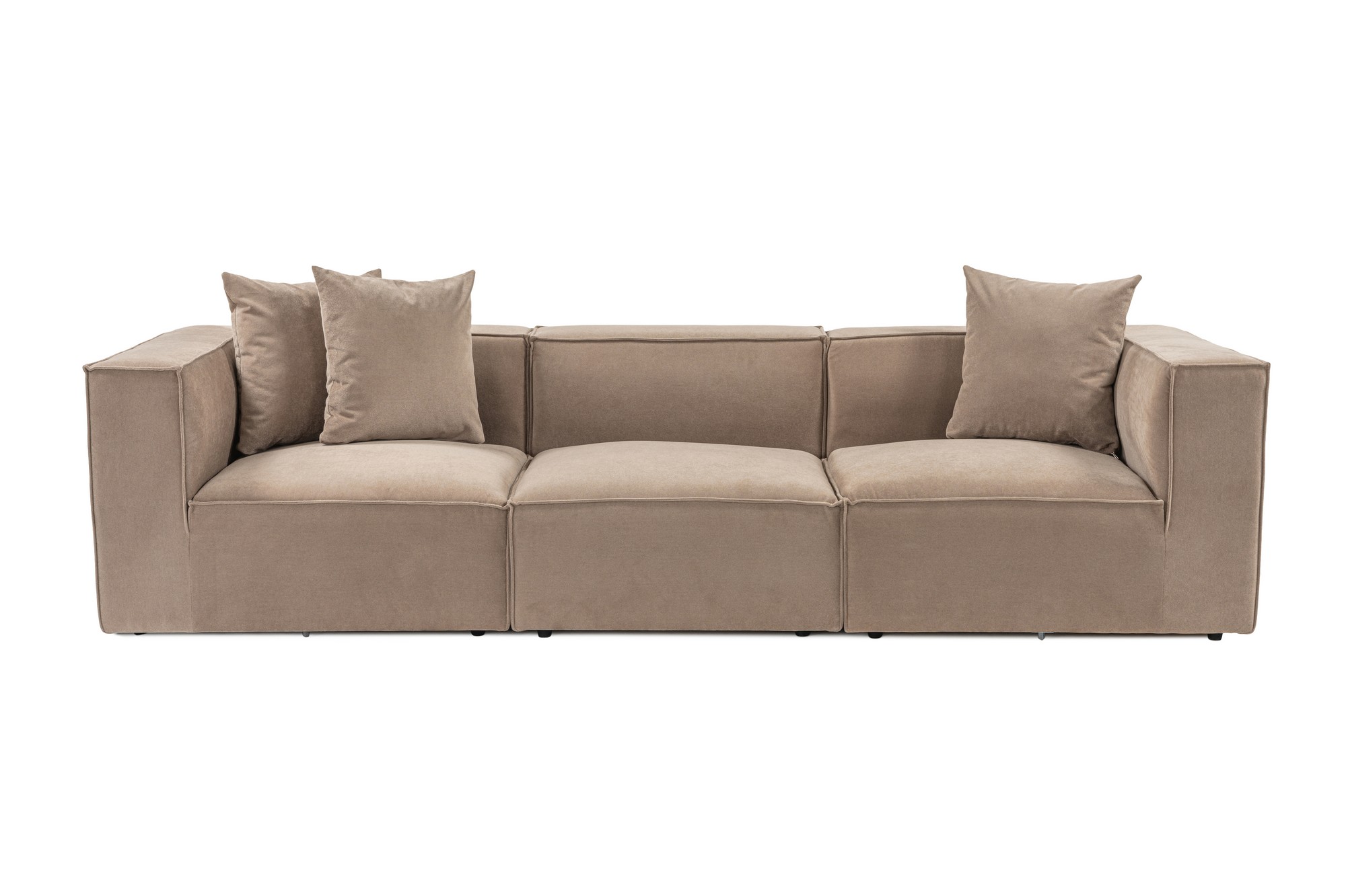 Nordvärk Sora     Pers  Sofa Cappuccino Stof