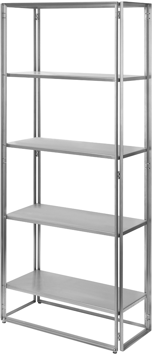 Opbevaringshylde Kristina Dam Foldable Rustfrit Stål 180x35x75 Cm