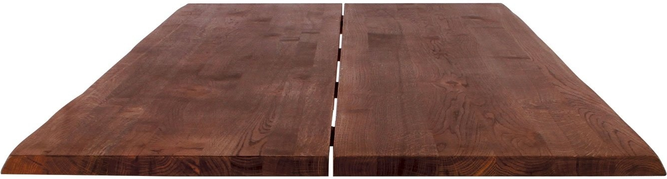 Plankebordsplade House Of Sander Curve   Massivt Egetræ Mocca 95x180x3 Cm