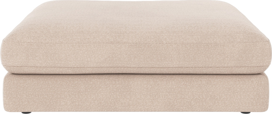 Puf Til Sofa Rowico Duncan Rita   Lysebeige Stof   Multifunktionel Fodskammel Og Siddepuf