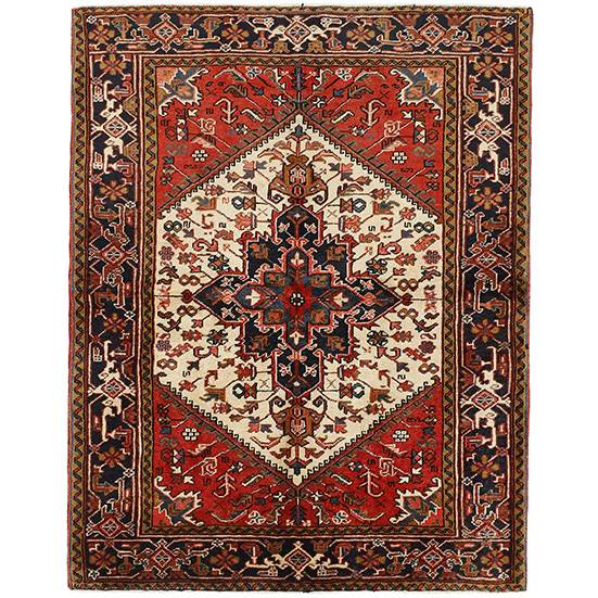 ægte Tæppe Iran Heriz 155x195 Cm