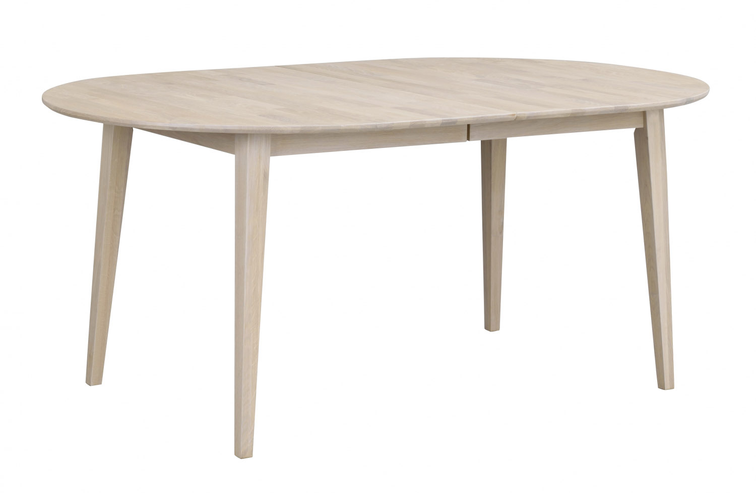 Rowico Filippa Spisebord Hvidolieret Eg  Inkl  Tillægsplade  170 210x105