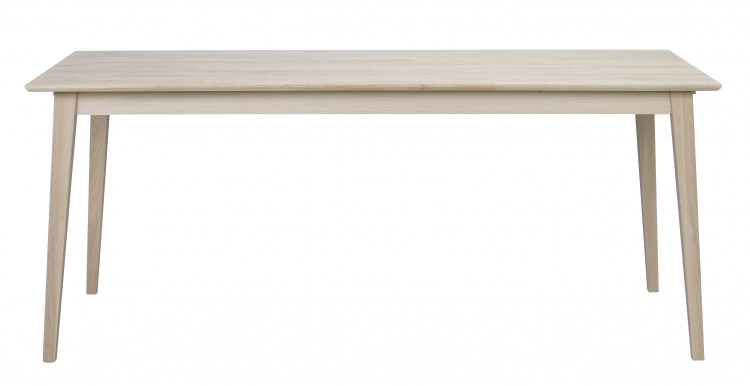 Rowico Filippa Spisebord Hvidolieret Eg     Udtræk  180x90