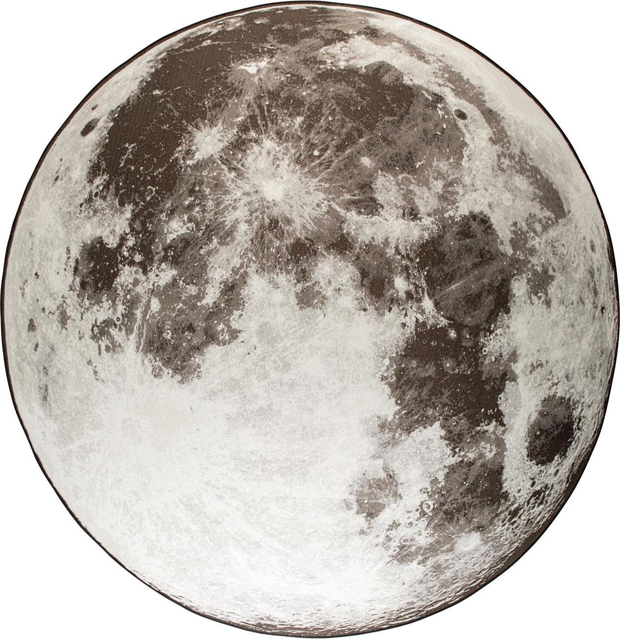 Rundt Udendørstæppe Zuiver Moon Lysgrå ø200 Cm