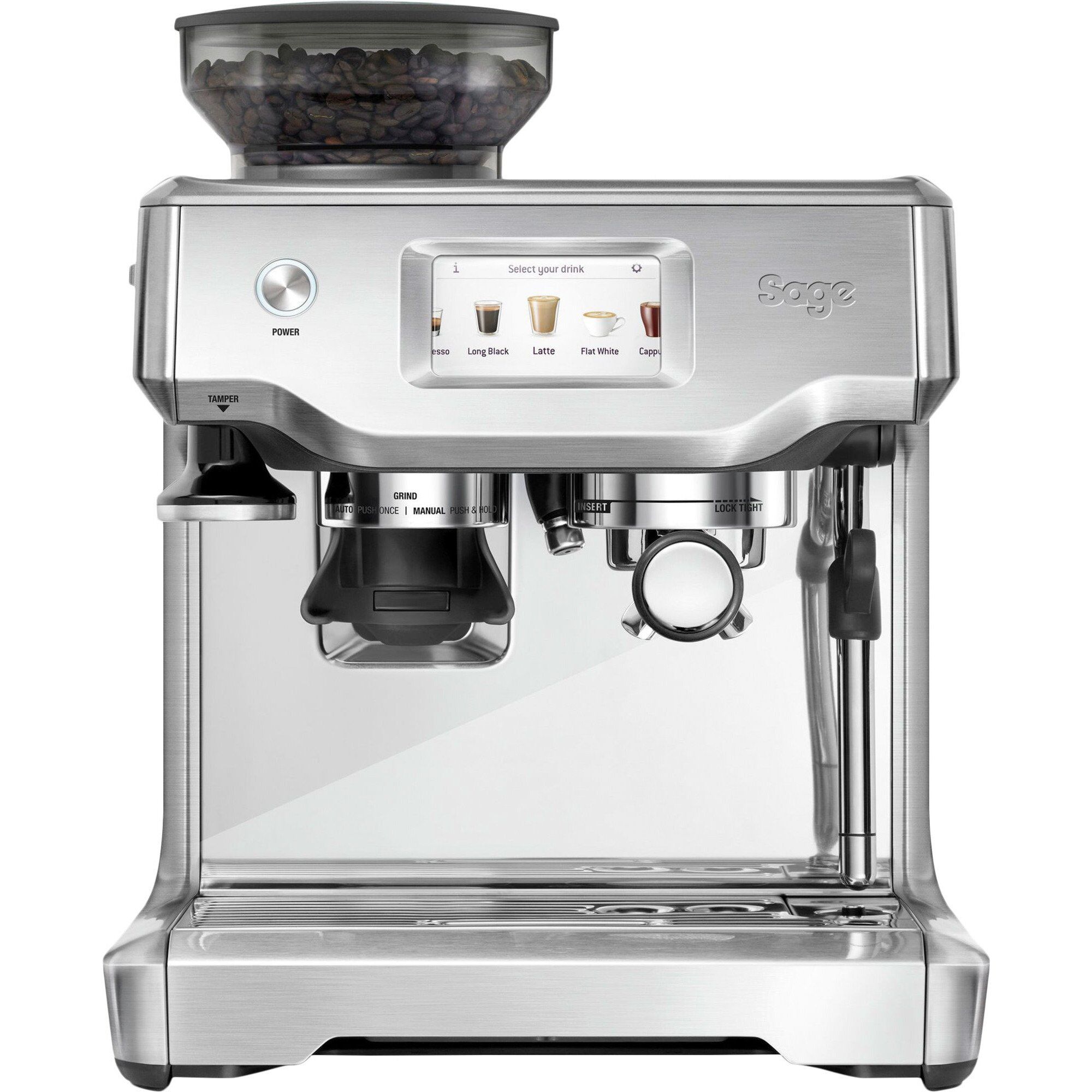 Ses880bss The Barista Touchâ  Espressomaskine  Stål