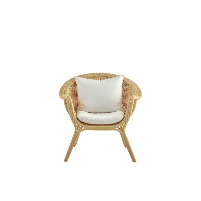 Sika Design Madame Lænestol Natur Inkl  B450 Hvid Hynde