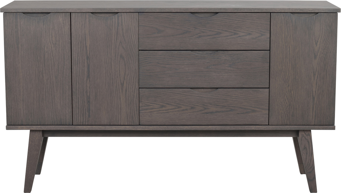 Skænk Rowico Filippa Mørkebrun Egetræ Lakeret H85   B150   D40 Cm
