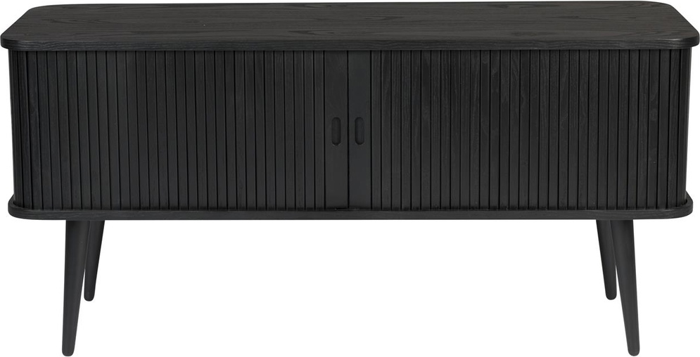 Skænk Zuiver Barbier Antracit Egetræsfinér Opbevaringsmøbel 120x40x58 Cm