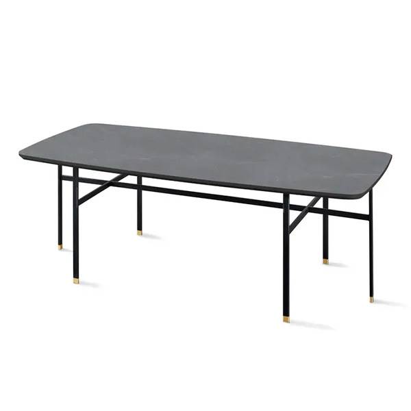 Skovby Sm244   Sm263s Sofabord 130   65 Cm Bordplade: Grå Keramik