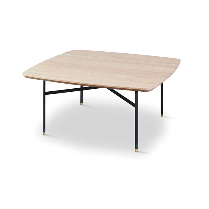 Skovby Sm242   Sm262s Sofabord 99   99 Cm Bordplade: Massiv Hvidolieret Eg