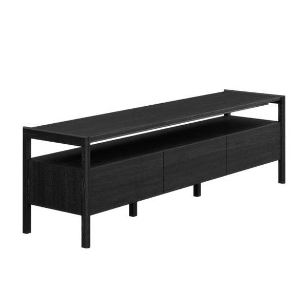 Skovby Sm716 Tv-bord Sort Eg Lakeret