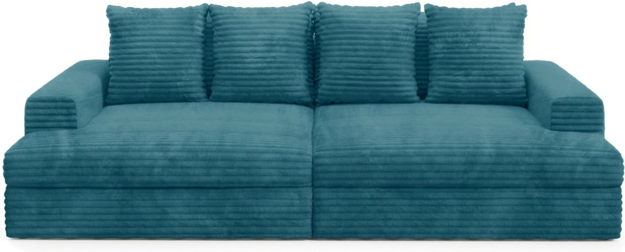 Sofa Maison Vellé Elviano  -personers Sovesofa Ekstra Dyb Tilia 75 Ribfløjl Liggeflade 220ã 147 Cm