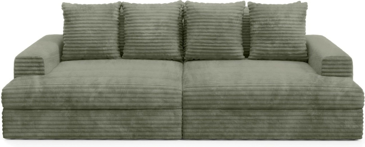 Sofa Maison Vellé Elviano  -personers Sovesofa  Tilia 37 Corduroy Stof  Soveplads 220x147 Cm