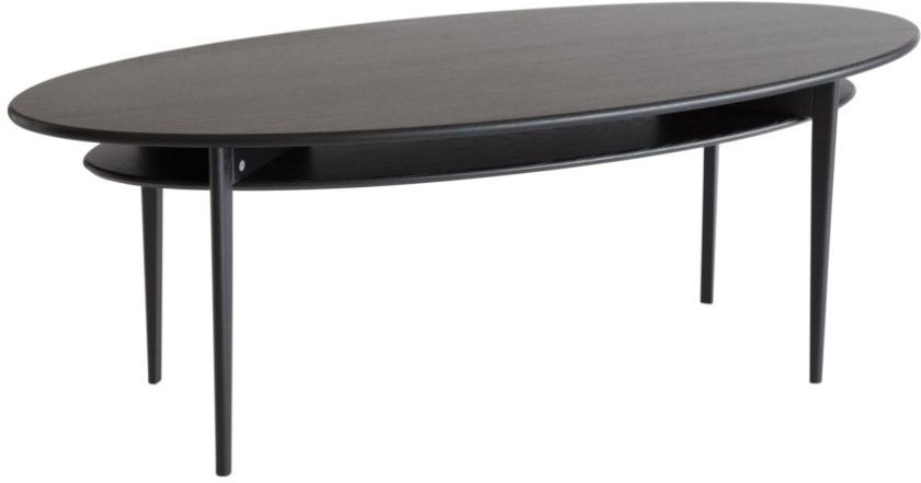 Sofabord Loungebord Oscarssons Möbel Celia Sortbejdset Egetræ 120   50   50 Cm