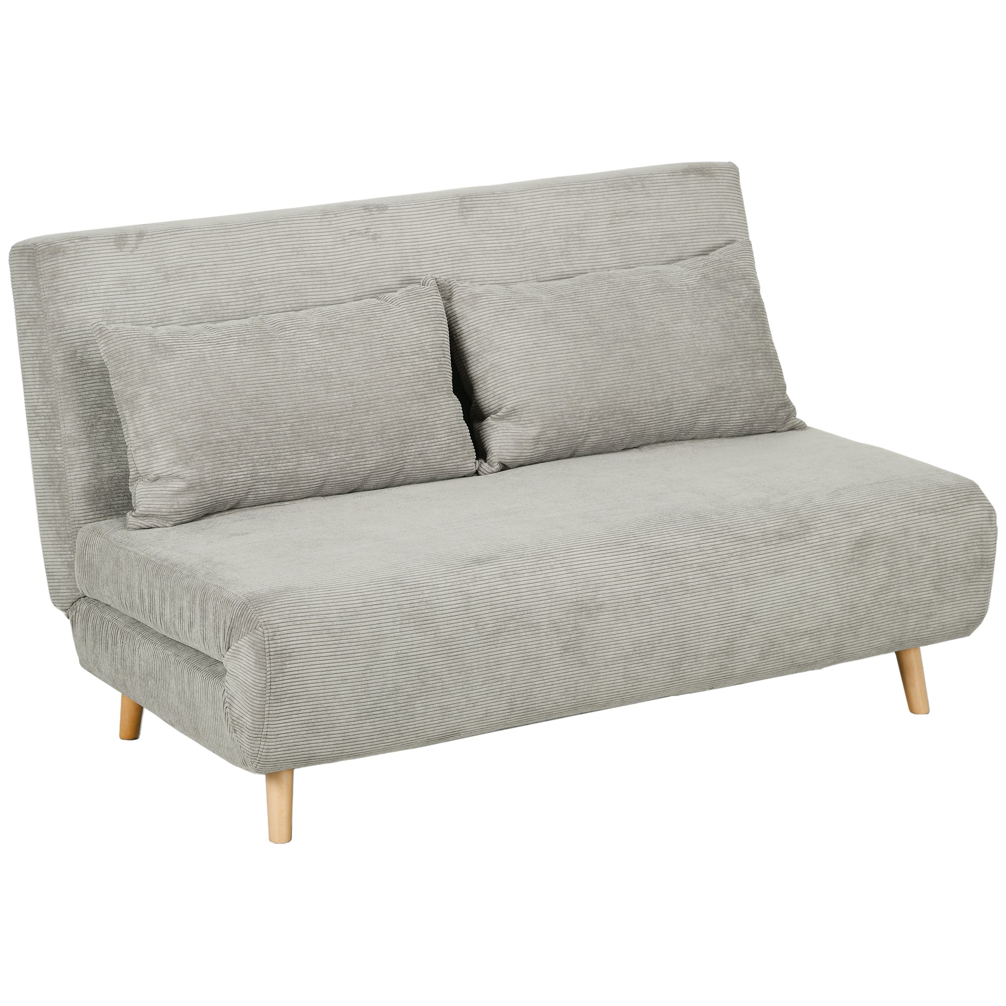 Sovesofa  Gæsteseng   -positions Justerbar Ryglæn  Linnedlook  Op Til 120 Kg  141   90   81 Cm  Grå