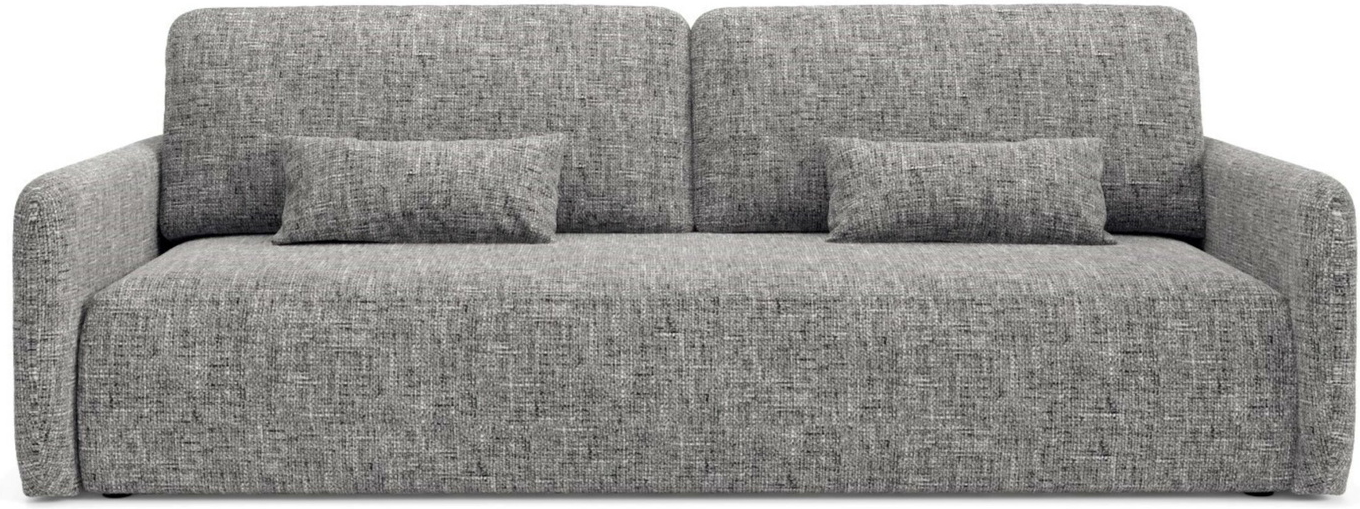 Sovesofa Maison Vellé Arvello  -personers Imo 50 Grå Stof  Sofa-seng 200x142 Cm  Opbevaring