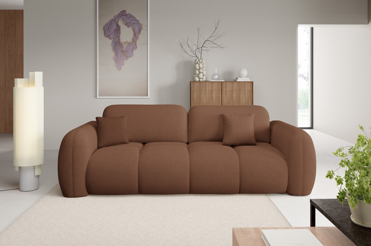 Sovesofa Maison Vellé Lunelle  -personers  Quelle 54 Stof  Dybt Tuftet  200ã 160 Cm Soveflade  Opbevaring