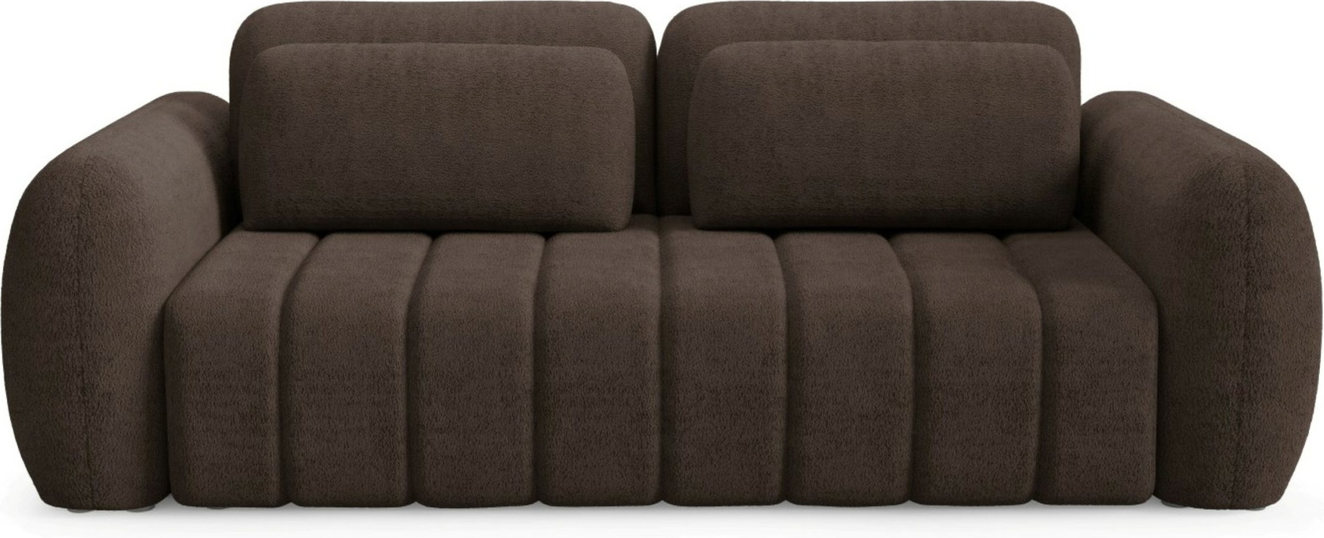 Sovesofa Maison Vellé Norvella  -personers Bouclé Stof Quelle 25 Soveflade 200x160 Cm Opbevaring Dl-automat