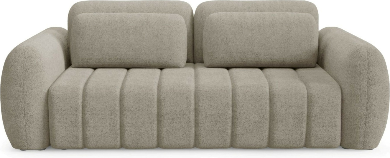 Sovesofa Maison Vellé Norvella  -personers  Bouclé Stof Quelle 05  Soveplads 200ã 160 Cm  Opbevaring