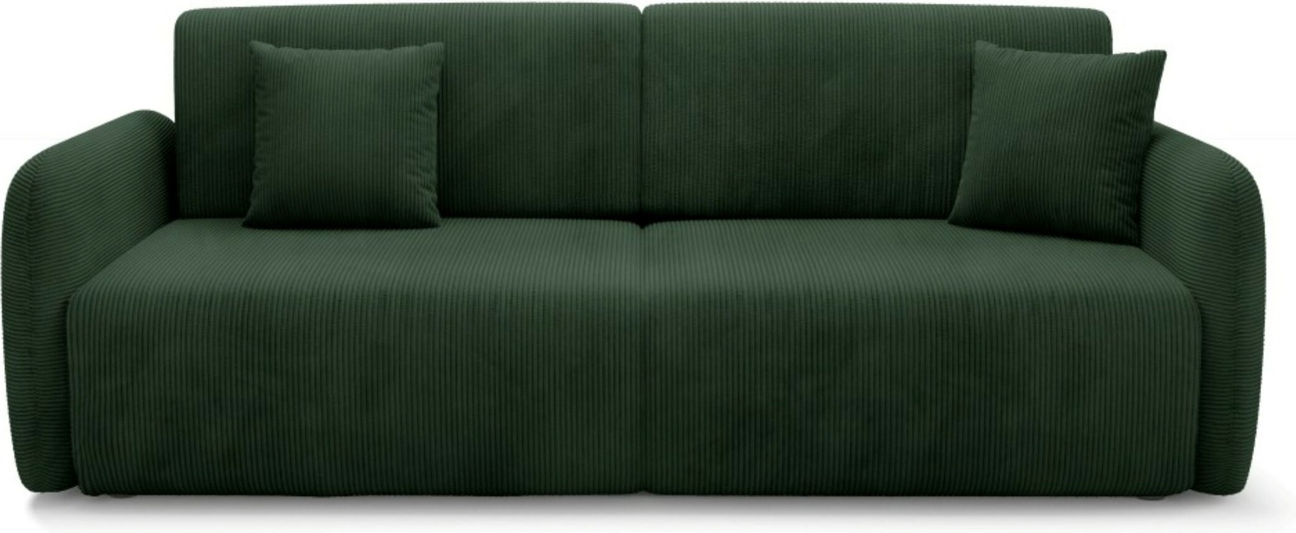 Sovesofa Maison Vellé Sorella  -personers Poso Corduroy Poso 14 Stof  Udtræk 200x155 Cm  Plastben  Martindale 35 000