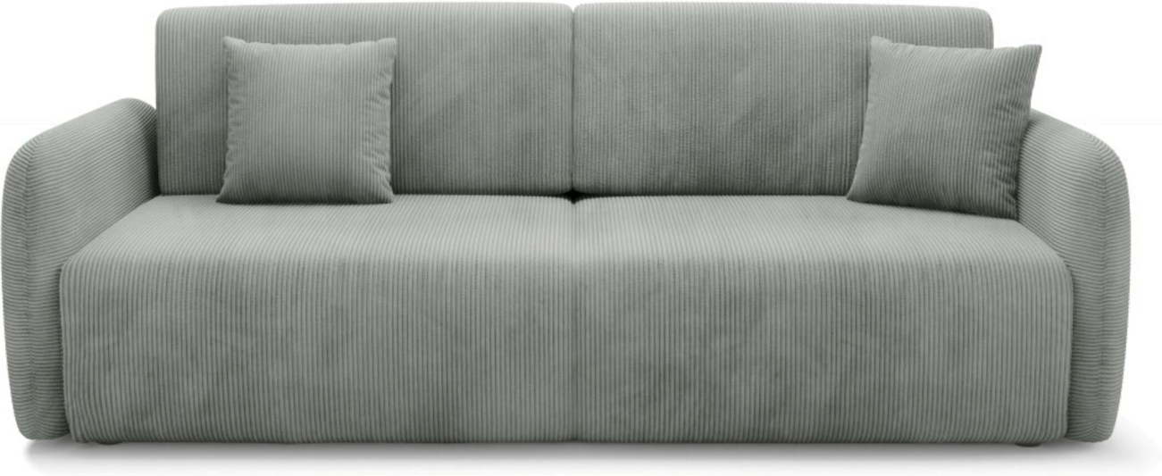 Sovesofa Maison Vellé Sorella  -personers  Poso 55 Corduroy Stof  200x155 Cm Seng  Sengeopbevaring  Dl-åbning